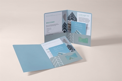 Show details for Presentation Folders (2 pockets) Outside Printing
