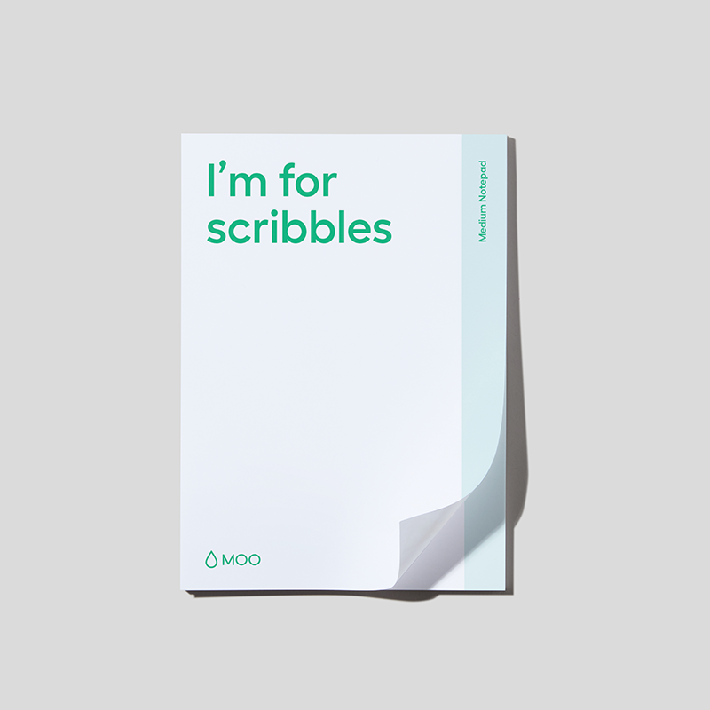 Show details for Sample Medium Notepad