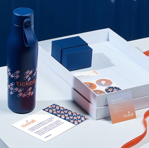 Show details for Original MOO Water Bottle (17oz) - Print